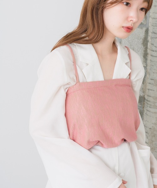 Kastane(カスタネ)の「【SET UP対応】リバーシブルカットビスチェ(その他トップス・レディース・ピンク/ブルー/アイボリー・FREE)」の22枚目の写真