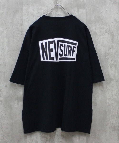 NEV(ネブ)の「NEVSURF BIGシルエット 半袖プリントT(Tシャツ/カットソー・メンズ・ホワイト系その他/ベージュ/オレンジ/オフホワイト/ホワイト系その他3/グレー系その他/ミント/ネイビー/ブラック/ホワイト系その他2/ベージュ系その他/ブラック系その他/ダークグリーン系/チャコール/ダークグリーン/ホワイト系その他4・XL/M/L)」の8枚目の写真
