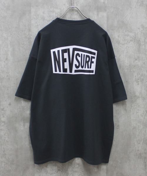 NEV(ネブ)の「NEVSURF BIGシルエット 半袖プリントT(Tシャツ/カットソー・メンズ・ホワイト系その他/ベージュ/オレンジ/オフホワイト/ホワイト系その他3/グレー系その他/ミント/ネイビー/ブラック/ホワイト系その他2/ベージュ系その他/ブラック系その他/ダークグリーン系/チャコール/ダークグリーン/ホワイト系その他4・XL/M/L)」の10枚目の写真