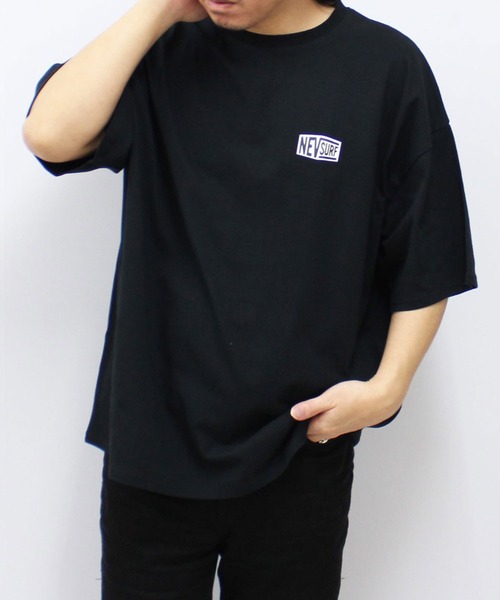 NEV(ネブ)の「NEVSURF BIGシルエット 半袖プリントT(Tシャツ/カットソー・メンズ・ホワイト系その他/ベージュ/オレンジ/オフホワイト/ホワイト系その他3/グレー系その他/ミント/ネイビー/ブラック/ホワイト系その他2/ベージュ系その他/ブラック系その他/ダークグリーン系/チャコール/ダークグリーン/ホワイト系その他4・XL/M/L)」の19枚目の写真