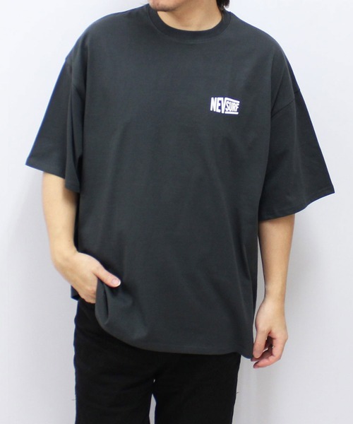 NEV(ネブ)の「NEVSURF BIGシルエット 半袖プリントT(Tシャツ/カットソー・メンズ・ホワイト系その他/ベージュ/オレンジ/オフホワイト/ホワイト系その他3/グレー系その他/ミント/ネイビー/ブラック/ホワイト系その他2/ベージュ系その他/ブラック系その他/ダークグリーン系/チャコール/ダークグリーン/ホワイト系その他4・XL/M/L)」の22枚目の写真