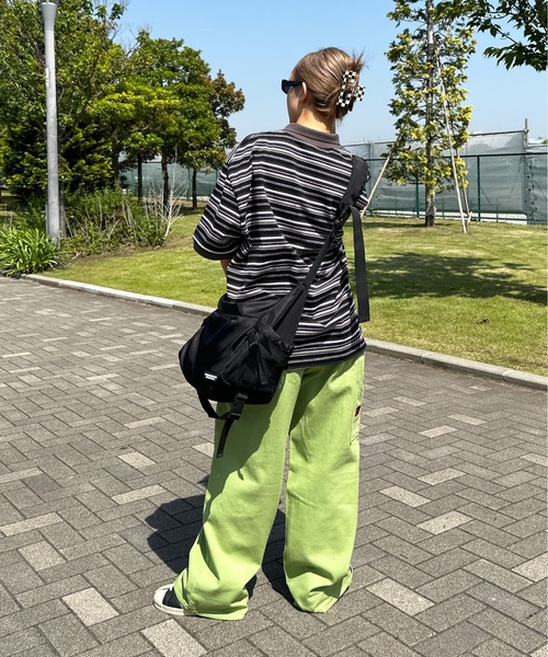 sedacle(セダクル)の「レトロマルチボーダーポロ(ポロシャツ・メンズ・ブラウン/ブラック/グリーン・LARGE/MEDIUM)」の8枚目の写真