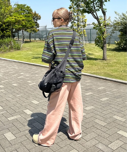 sedacle(セダクル)の「レトロマルチボーダーポロ(ポロシャツ・メンズ・ブラウン/ブラック/グリーン・LARGE/MEDIUM)」の20枚目の写真