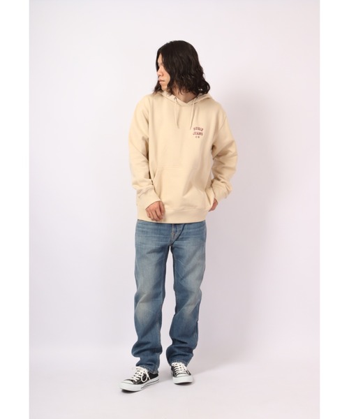 Nudie Jeans（ヌーディージーンズ）の「Franke Logo パーカー（パーカー・メンズ・オフホワイト・SMALL/MEDIUM/LARGE/X-SMALL）」の4枚目の写真