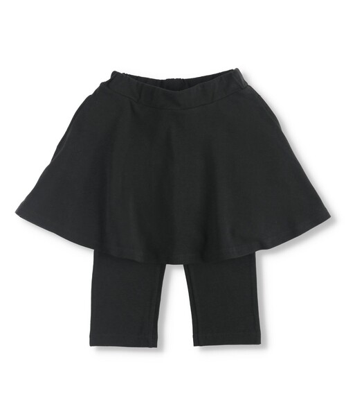 BRANSHES(ブランシェス)の「【WEB限定】6分丈無地スカッツ(スカート・キッズ・ピンク/コバルトブルー/ブラック・110/90/100/130/120/140)」の8枚目の写真