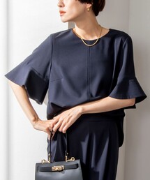 NOLLEY’S | ◇【WEB限定カラーあり】《セットアップ対応》ウォッシャブル麻調ラッフルスリーブブラウス(シャツ/ブラウス)