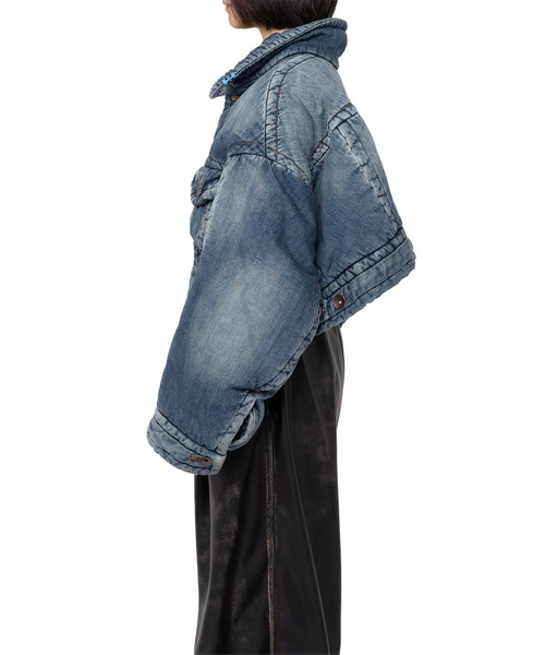 ミハラヤスヒロ　PUFFER DENIM JACKET 中綿　デニム Maison MIHARA YASUHIRO(メゾンミハラヤスヒロ) - PUFFER DENIM