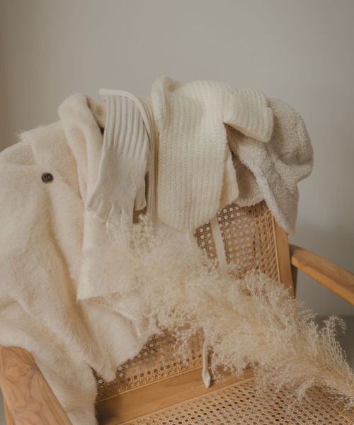 rectangle（レクタングル）の「フライトビーニー/ フライトニットキャップ（ニットキャップ/ビーニー・レディース・チャコールグレー/ベージュ/アイボリー・FREE）」の10枚目の写真