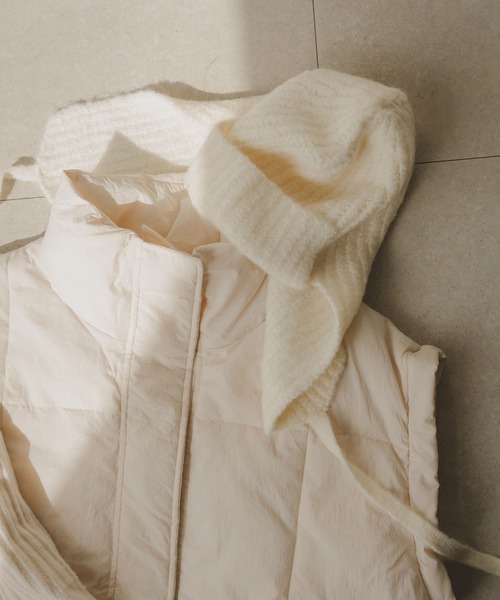 rectangle（レクタングル）の「フライトビーニー/ フライトニットキャップ（ニットキャップ/ビーニー・レディース・チャコールグレー/ベージュ/アイボリー・FREE）」の11枚目の写真