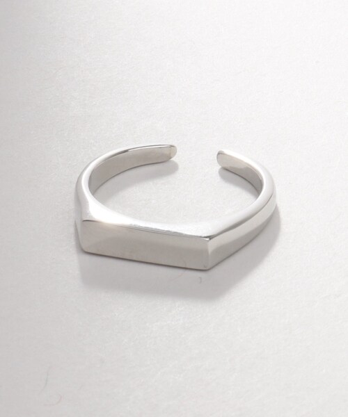 THE SHOP TK （ザ ショップ ティーケー ）の「◆ナローレクタングルリング（リング・メンズ・シルバー・00）」の2枚目の写真