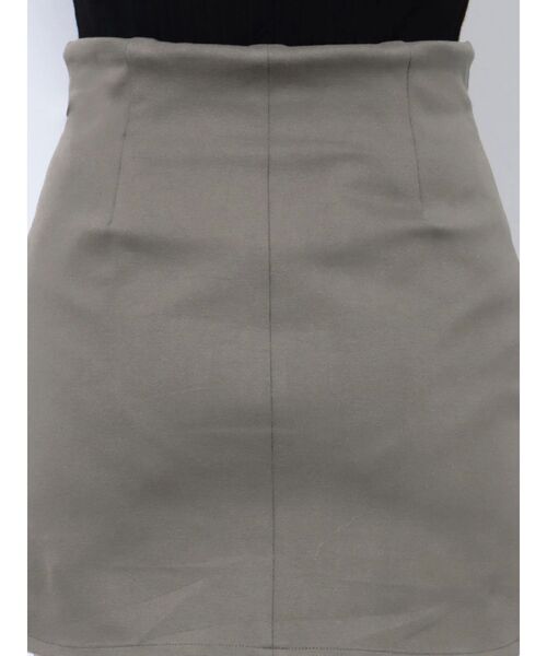 EMODA（エモダ）の「ストレッチカーブミニスカート（スカート・レディース・グレー/グリーン/ブラック・FREE）」の5枚目の写真