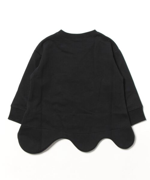 nicohrat(ニコフラート)の「ニコフラート おばけトレーナー(スウェット・キッズ・ブラック/オフホワイト・130cm/120cm/110cm/100cm/140cm/90cm)」の3枚目の写真