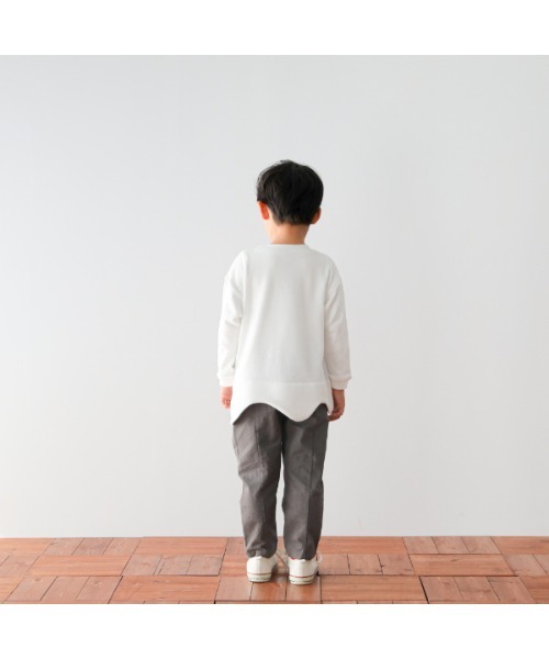 nicohrat(ニコフラート)の「ニコフラート おばけトレーナー(スウェット・キッズ・ブラック/オフホワイト・130cm/120cm/110cm/100cm/140cm/90cm)」の12枚目の写真