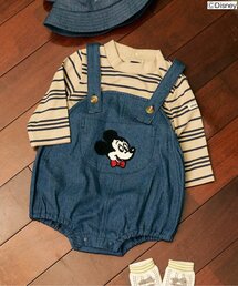 Disney | ディズニーキャラクターデニムサロペット・ボディースーツセット(その他ベビーウェア)