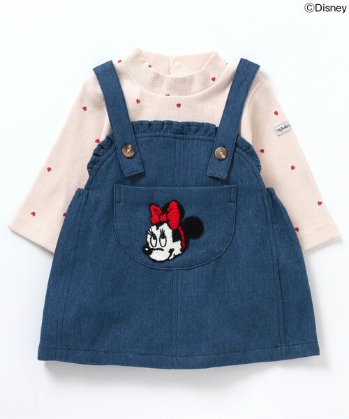 Disney(ディズニー)の「ディズニーキャラクターデニムサロペット・ボディースーツセット(その他ベビーウェア・キッズ・ドット/その他2・80/70)」の11枚目の写真