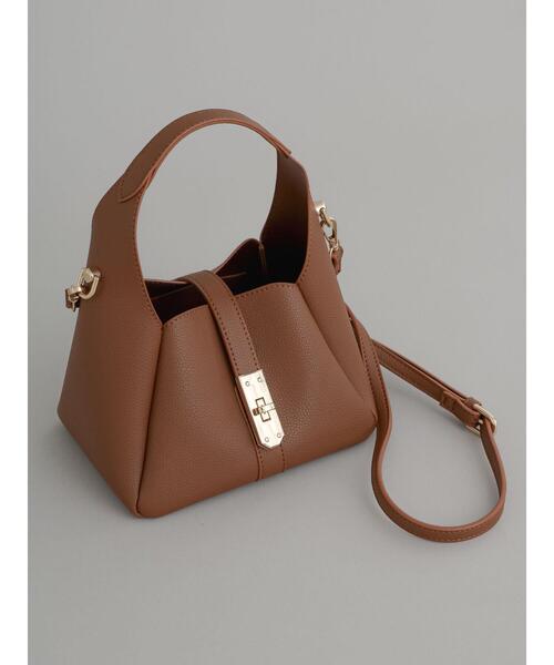 Te chichi（テチチ）の「ミニハンドバッグ（ハンドバッグ・レディース・キャメル/ボルドー/グリーン・F）」の2枚目の写真