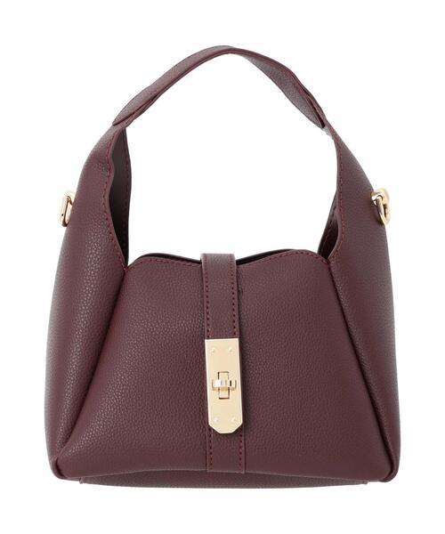 Te chichi（テチチ）の「ミニハンドバッグ（ハンドバッグ・レディース・キャメル/ボルドー/グリーン・F）」の10枚目の写真