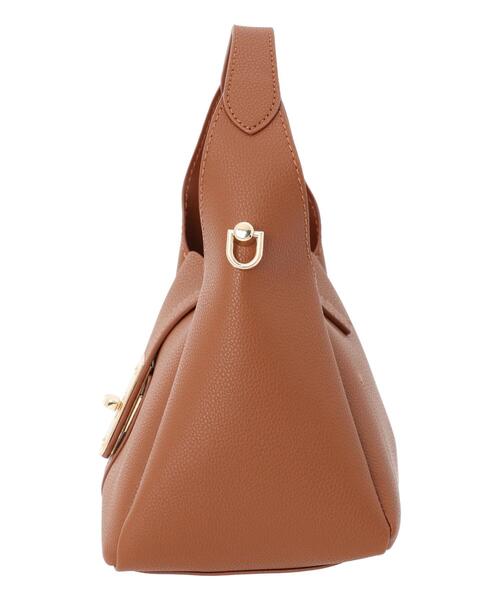 Te chichi（テチチ）の「ミニハンドバッグ（ハンドバッグ・レディース・キャメル/ボルドー/グリーン・F）」の13枚目の写真