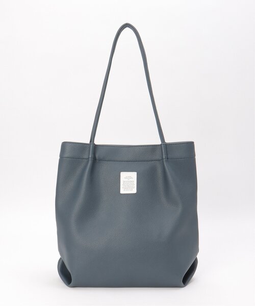 ikka（イッカ）の「GOKU楽PUトートバッグ（トートバッグ・レディース・グリーン/ベージュ/ブラック/マスタード/イエロー/オフホワイト/グレー/ブルー/シルバー系/ネイビー/オレンジ/キャメル/ブルー系その他/ブラウン/ワイン・FREE）」の19枚目の写真