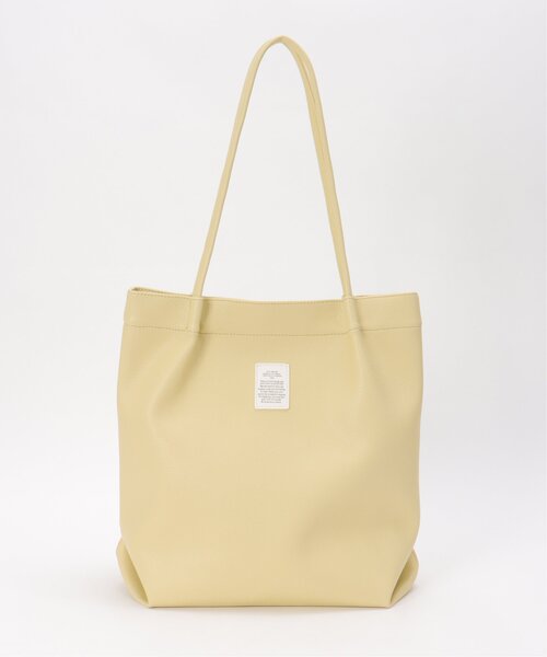 ikka（イッカ）の「GOKU楽PUトートバッグ（トートバッグ・レディース・グリーン/ベージュ/ブラック/マスタード/イエロー/オフホワイト/グレー/ブルー/シルバー系/ネイビー/オレンジ/キャメル/ブルー系その他/ブラウン/ワイン・FREE）」の16枚目の写真