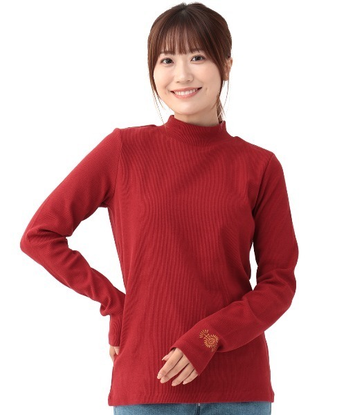 チチカカ（チチカカ）の「スパンテレコタートルプルオーバー（Tシャツ/カットソー・レディース・ブルーグリーン/ブラック/グレー/ボルドー・FREE）」の12枚目の写真