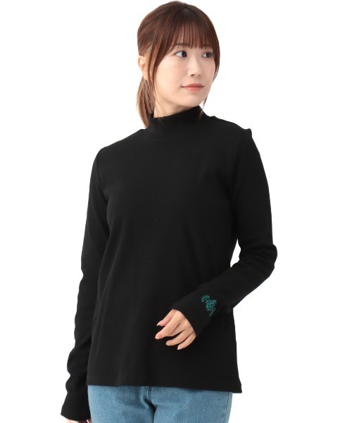チチカカ（チチカカ）の「スパンテレコタートルプルオーバー（Tシャツ/カットソー・レディース・ブルーグリーン/ブラック/グレー/ボルドー・FREE）」の9枚目の写真