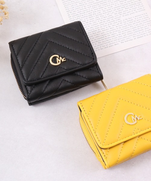 CECIL McBEE（セシルマクビー）の「QUILT　WALLET　ミニウォレット（財布・レディース・ベージュ/ブラック/イエロー・F）」の19枚目の写真