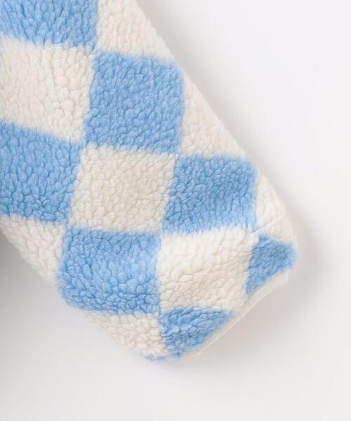 green label relaxing（グリーンレーベルリラクシング）の「TJ 総柄 タマボア ブルゾン 110cm-130cm（その他アウター・キッズ・ライトブルー/オフホワイト/ライラック・S130/XS110）」の6枚目の写真