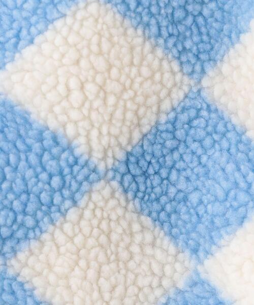 green label relaxing（グリーンレーベルリラクシング）の「TJ 総柄 タマボア ブルゾン 110cm-130cm（その他アウター・キッズ・ライトブルー/オフホワイト/ライラック・S130/XS110）」の10枚目の写真