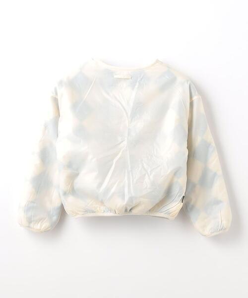 green label relaxing（グリーンレーベルリラクシング）の「TJ 総柄 タマボア ブルゾン 110cm-130cm（その他アウター・キッズ・ライトブルー/オフホワイト/ライラック・S130/XS110）」の12枚目の写真