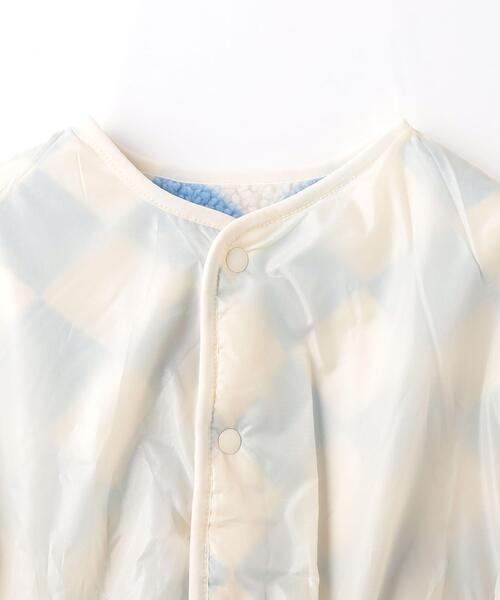 green label relaxing（グリーンレーベルリラクシング）の「TJ 総柄 タマボア ブルゾン 110cm-130cm（その他アウター・キッズ・ライトブルー/オフホワイト/ライラック・S130/XS110）」の13枚目の写真
