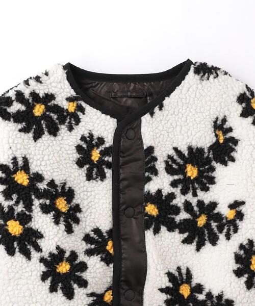 green label relaxing（グリーンレーベルリラクシング）の「TJ 総柄 タマボア ブルゾン 110cm-130cm（その他アウター・キッズ・ライトブルー/オフホワイト/ライラック・S130/XS110）」の17枚目の写真