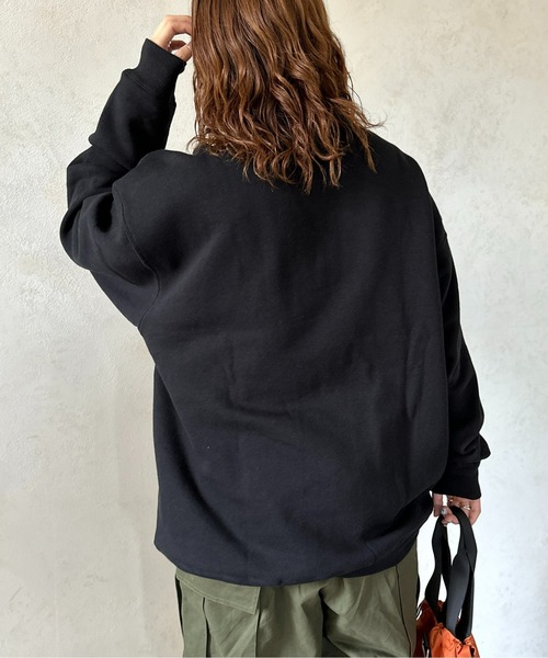 U.S. POLO ASSN.(ユーエスポロアッスン)の「1ポイント刺繍裏起毛ハーフジップ(スウェット・メンズ・グリーン/グレー/ブラック/ネイビー/アイボリー・LARGE/X-LARGE/MEDIUM)」の7枚目の写真