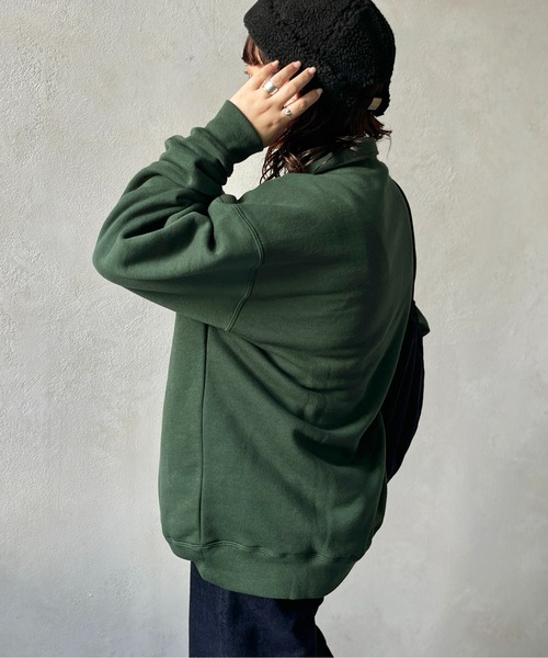 U.S. POLO ASSN.(ユーエスポロアッスン)の「1ポイント刺繍裏起毛ハーフジップ(スウェット・メンズ・グリーン/グレー/ブラック/ネイビー/アイボリー・LARGE/X-LARGE/MEDIUM)」の17枚目の写真