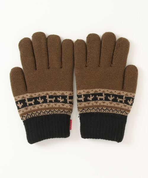 チチカカ（チチカカ）の「アニマルボーダー手袋（手袋・レディース・ベージュ/ブラック/グレー・FREE）」の12枚目の写真