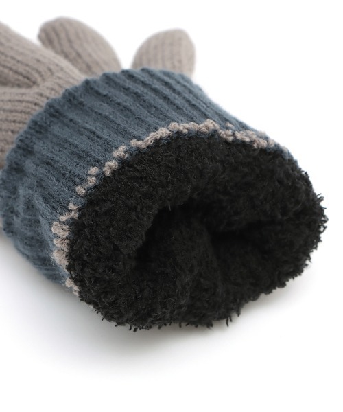 チチカカ（チチカカ）の「アニマルボーダー手袋（手袋・レディース・ベージュ/ブラック/グレー・FREE）」の10枚目の写真