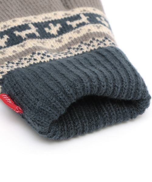 チチカカ（チチカカ）の「アニマルボーダー手袋（手袋・レディース・ベージュ/ブラック/グレー・FREE）」の11枚目の写真