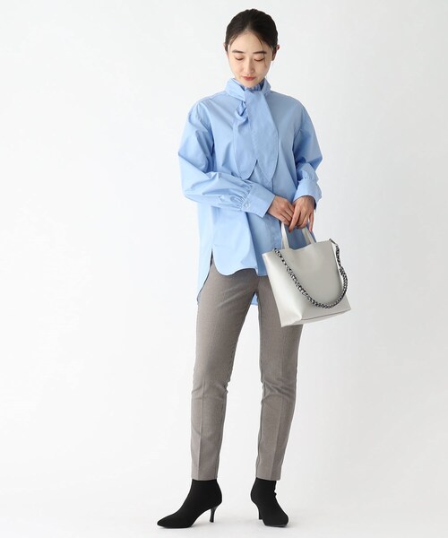 OPAQUE.CLIP(オペークドットクリップ)の「◆【大草直子さんコラボ】3wayマクラメ編みショルダートートバッグ(ショルダーバッグ・レディース・オフホワイト/シルバー/ブラック・00)」の7枚目の写真