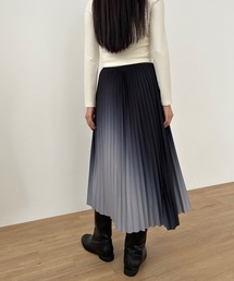 Didot.showroom | アシメグラデプリーツミディスカート(スカート)