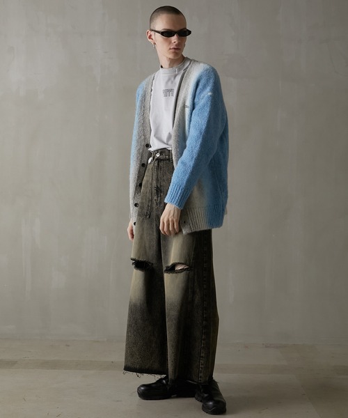 Gradation Knit Shirts グラデーションニット カーディガン PRANK PROJECT（プランクプロジェクト）の「グラデーション