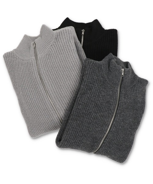 SPINNS(スピンズ)の「【ユニセックスで着用可能】ドライバーズニット プレーン(ニット/セーター・メンズ・ブラック/グレー/チャコール・ONESIZE)」の7枚目の写真