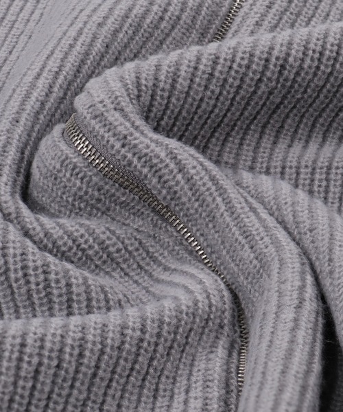 SPINNS(スピンズ)の「【ユニセックスで着用可能】ドライバーズニット プレーン(ニット/セーター・メンズ・ブラック/グレー/チャコール・ONESIZE)」の6枚目の写真