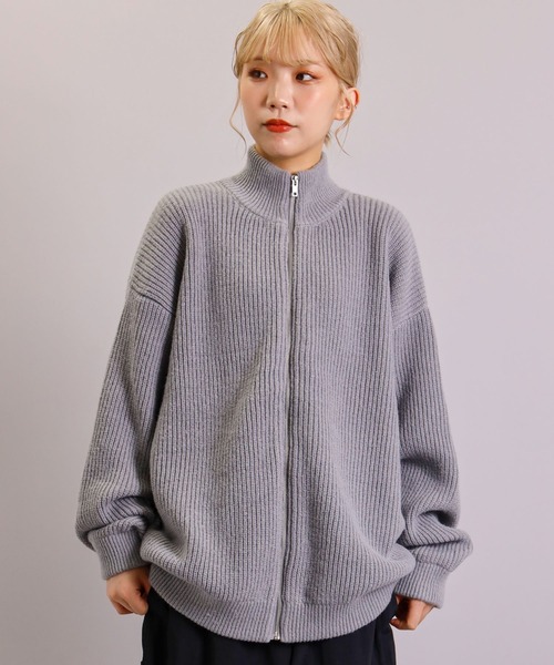 SPINNS(スピンズ)の「【ユニセックスで着用可能】ドライバーズニット プレーン(ニット/セーター・メンズ・ブラック/グレー/チャコール・ONESIZE)」の12枚目の写真