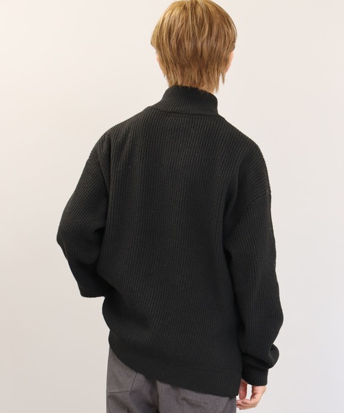 SPINNS(スピンズ)の「【ユニセックスで着用可能】ドライバーズニット プレーン(ニット/セーター・メンズ・ブラック/グレー/チャコール・ONESIZE)」の18枚目の写真