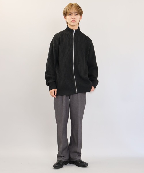 SPINNS(スピンズ)の「【ユニセックスで着用可能】ドライバーズニット プレーン(ニット/セーター・メンズ・ブラック/グレー/チャコール・ONESIZE)」の17枚目の写真