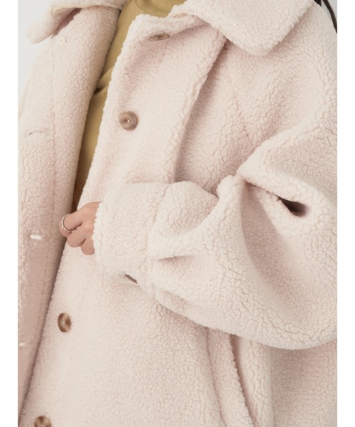 earth music&ecology(アースミュージックアンドエコロジー)の「2WAY ボアブルゾン(ブルゾン・レディース・アイボリー/モカ/ブルー・FREE)」の21枚目の写真