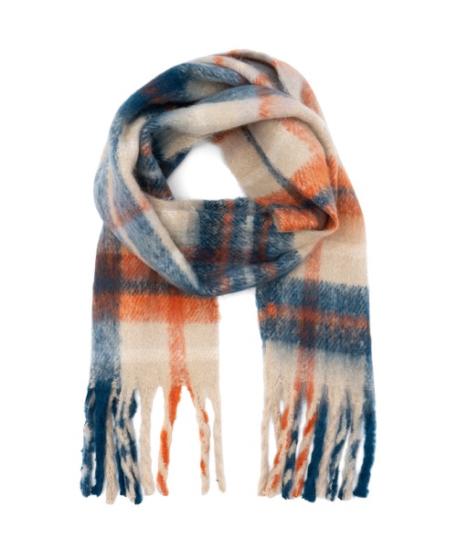 VitaFelice(ヴィータフェリーチェ)の「ボリュームマフラーストール(ストール/ショール・レディース・ブルー系/チャコール/ブラック系/アイボリー/イエロー系/ブルー系1/ベージュ系/イエロー/ピンク系/ベージュ系1・FREE)」の16枚目の写真