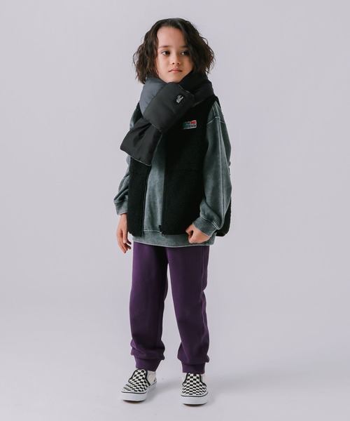 BAYFLOW（ベイフロー）の「中綿マフラー(KIDS)（マフラー・キッズ・パープル/ブラック/アイボリー・FREE）」の13枚目の写真