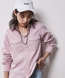 ＜大きいサイズ＞製品染シャツ シックスタイル