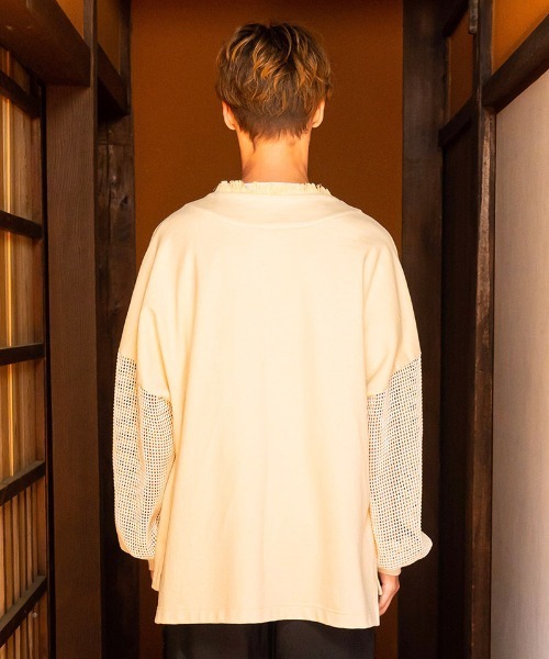 masterkey（マスターキー）の「mcg3373-CHILL ドルマンカーディガン（カーディガン/ボレロ・メンズ・イエロー/キナリ/ブラック・1/2）」の15枚目の写真